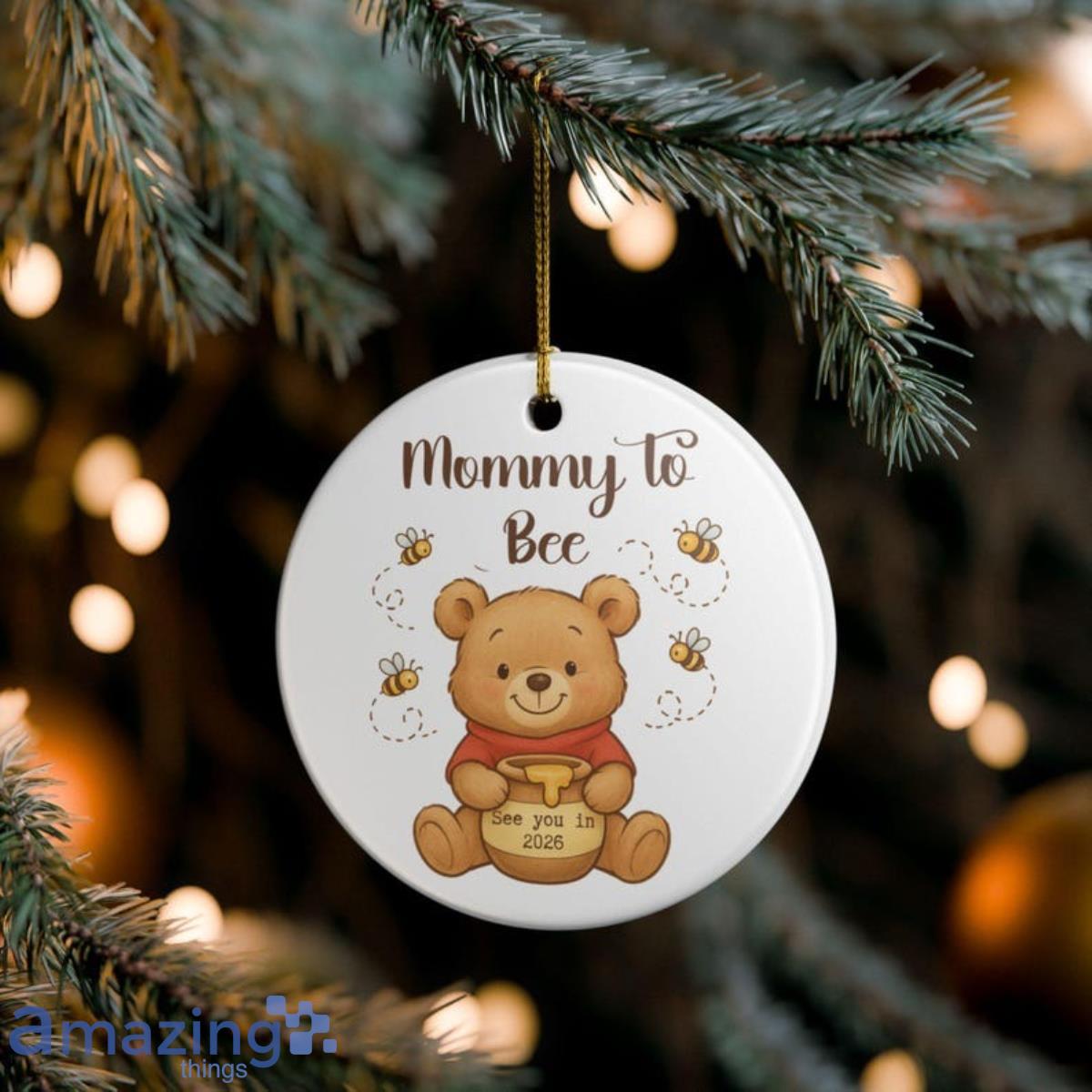 Expecting Mom Christmas Ornament Soon To Be Mom Xmas Gift cusstom Name Year image Expecting Mom Christmas Ornament Soon To Be Mom Xmas Gift cusstom Name Year Product Photo 1