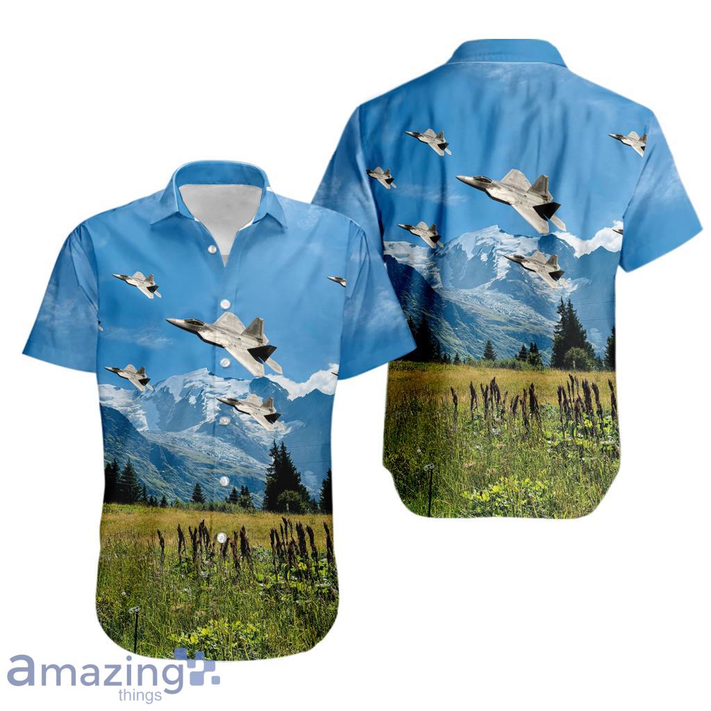 F 22 Raptor Tropical Hawaiian Shirt The Best Summer image F-22 Raptor Tropical Hawaiian Shirt The Best Summer Product Photo 1