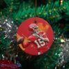 Mahomes Christmas Ornament Kansas Football Fan Gift