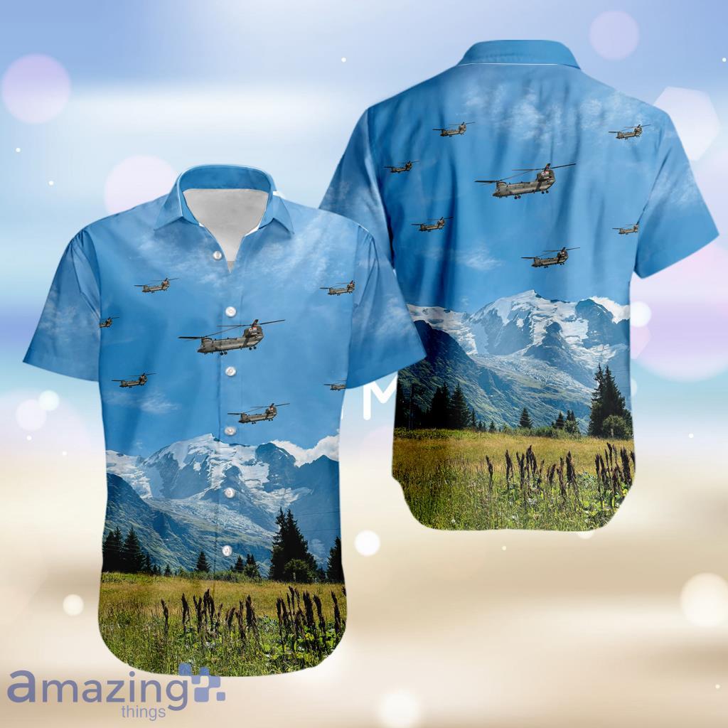 Royal Air Force Chinook HC Tropical Hawaiian Shirt The Best Summer image Royal Air Force Chinook HC Tropical Hawaiian Shirt The Best Summer Product Photo 1