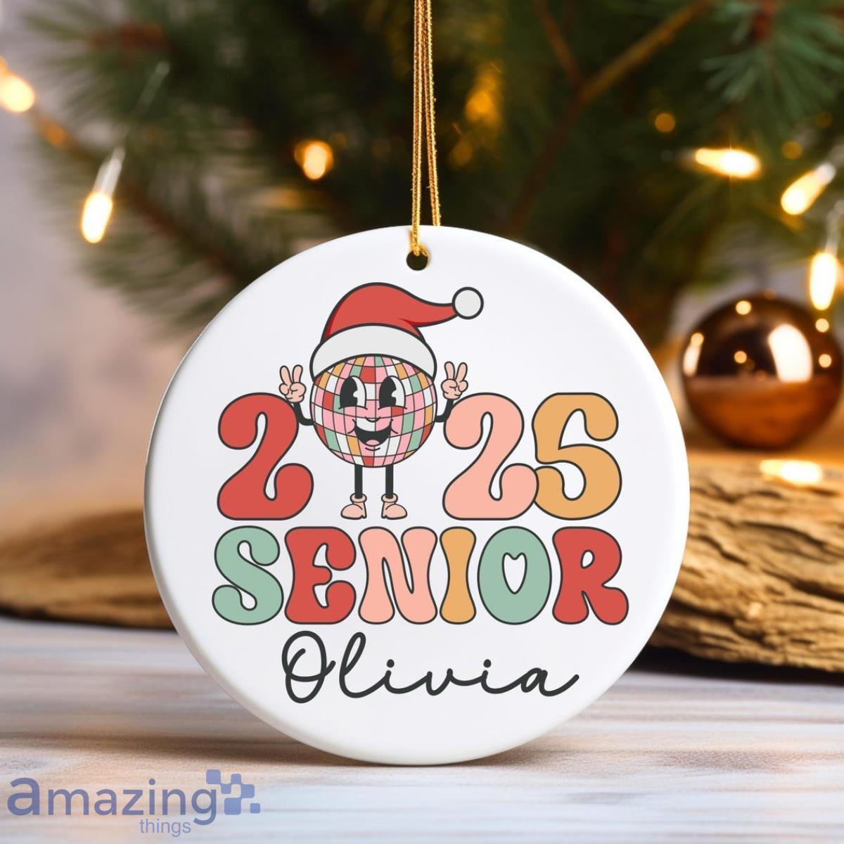 Senior Year Personalized Name Ornament,Class of 2026 2025 Ornament image Senior Year Personalized Name Ornament,Class of 2026-2025 Ornament Product Photo 1