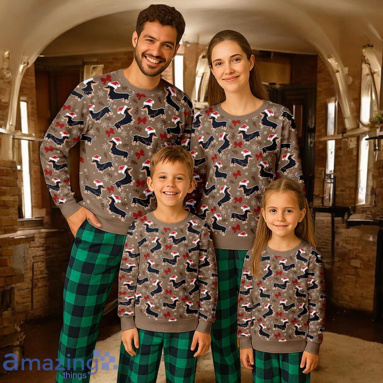 All I Want For Christmas Gift ForFamily Pajamas Set For Adults Is A Dachshund Dachshund Christmas Gift ForFamily Pajamas Set For Adults image All I Want For Christmas Gift ForFamily Pajamas Set For Adults Is A Dachshund Dachshund Christmas Gift ForFamily Pajamas Set For Adults Product Photo 1