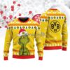 Borussia Dortmund The Grinch Funny Merry Christmas Ugly Sweater 3D Christmas Holiday Gift