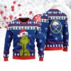 Buffalo Sabres The Grinch Funny Merry Christmas Ugly Sweater 3D Christmas Holiday Gift