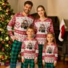 Cars Tow Mater Snowflakes Christmas Holiday Pajamas Set For Family