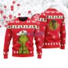 Chicago Blackhawks The Grinch Funny Merry Christmas Ugly Sweater 3D Christmas Holiday Gift