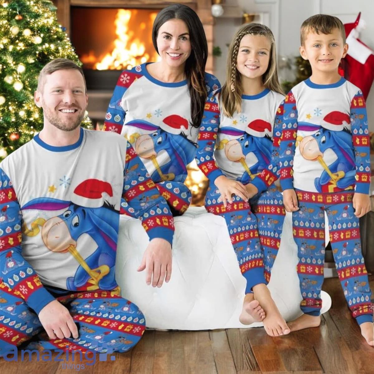 Christmas Eeyore Family Pajamas For Family Christmas Gift Set Winnie The Pooh Holiday Pajamas For Family Christmas Gift image Christmas Eeyore Family Pajamas For Family Christmas Gift Set Winnie The Pooh Holiday Pajamas For Family Christmas Gift Product Photo 1