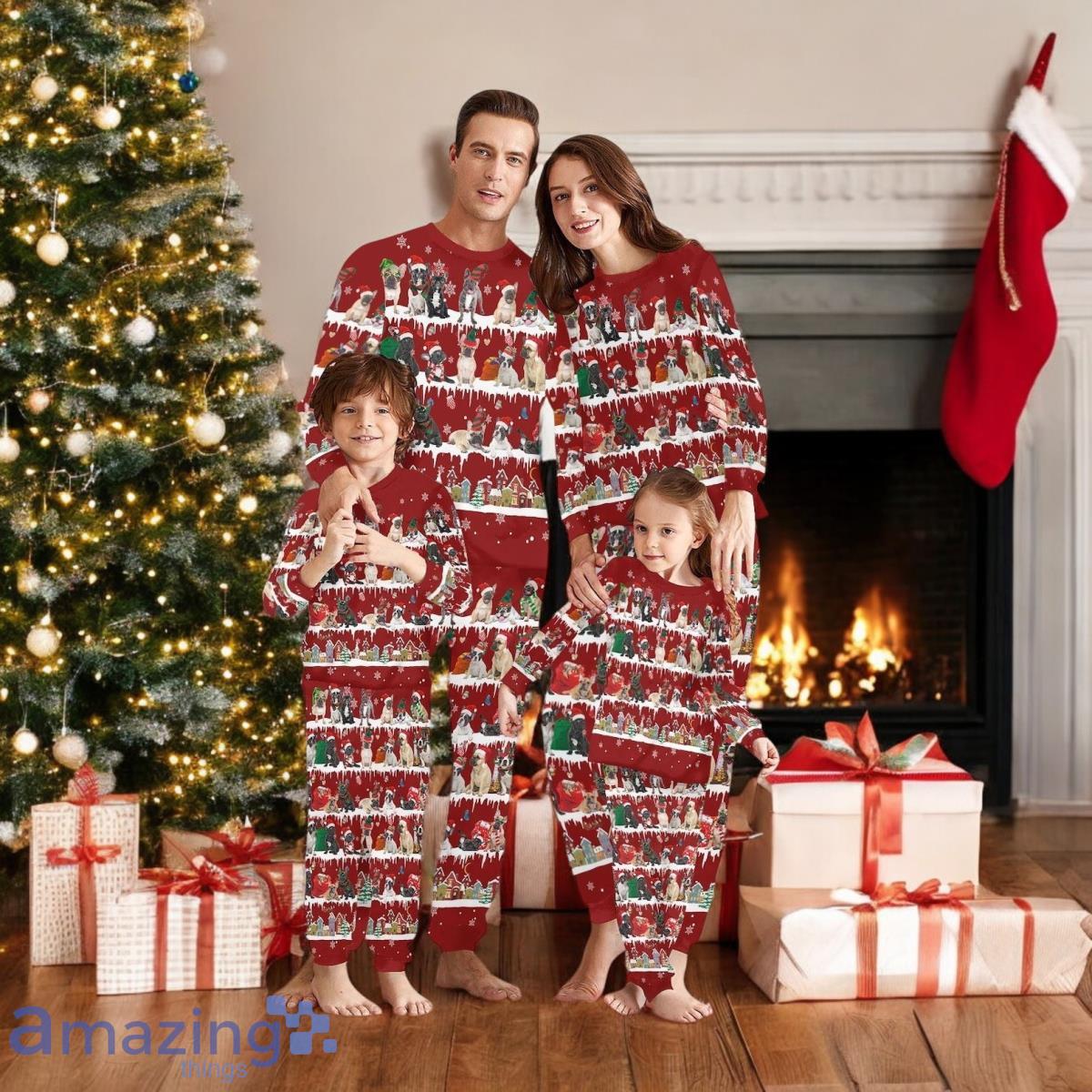 Christmas French Bulldog Family Pajamas For Family Christmas Gift Dog Lover Matching Pajamas For Family Christmas Gift Set image Christmas French Bulldog Family Pajamas For Family Christmas Gift Dog Lover Matching Pajamas For Family Christmas Gift Set Product Photo 1