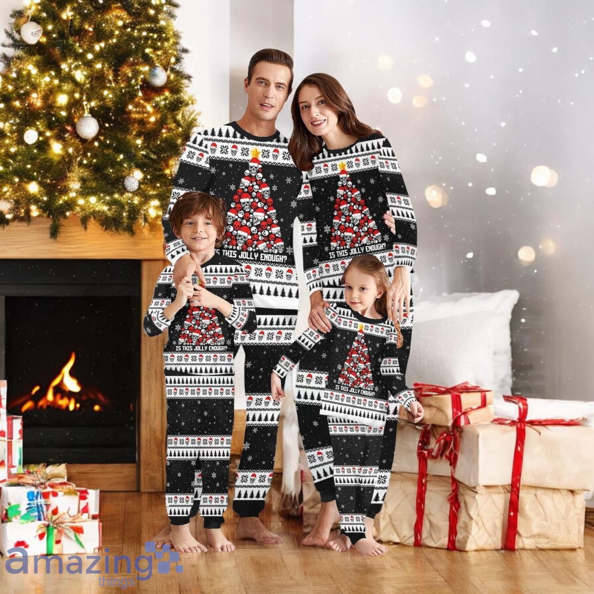 Christmas Skeleton Family Pajamas For Family Christmas Gift Set Skull Christmas Tree Holiday Pajamas For Family Christmas Gift image Christmas Skeleton Family Pajamas For Family Christmas Gift Set Skull Christmas Tree Holiday Pajamas For Family Christmas Gift Product Photo 1