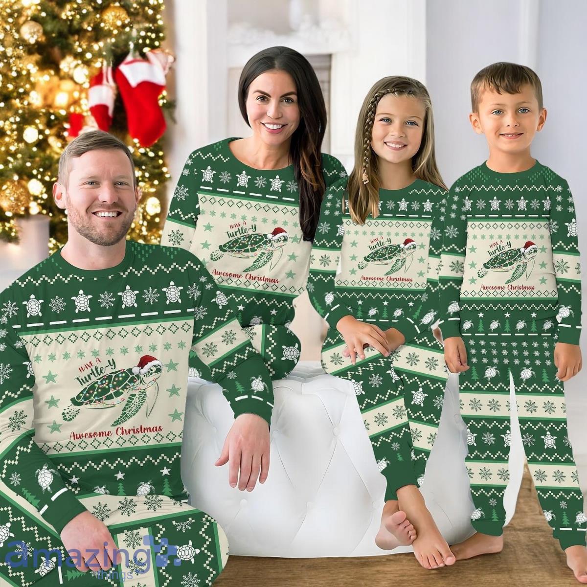Christmas Turtle Family Pajamas For Family Christmas Gift Turtle Sea Holiday Pajamas For Family Christmas Gift image Christmas Turtle Family Pajamas For Family Christmas Gift Turtle Sea Holiday Pajamas For Family Christmas Gift Product Photo 1