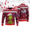 Colorado Avalanche The Grinch Funny Merry Christmas Ugly Sweater 3D Christmas Holiday Gift