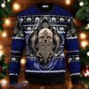 Cool Beard Skull Inside Me Viking Ugly Christmas Sweater Holiday Gift For Family and Friends