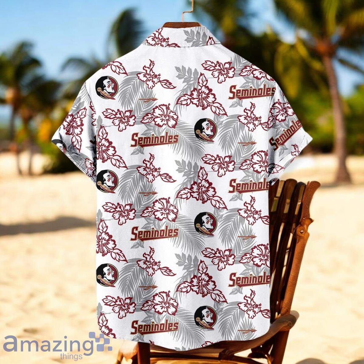 Florida State Seminoles NCAA Sport Team Beach Hawaiian Shirt image Florida State Seminoles NCAA Sport Team Beach Hawaiian Shirt Product Photo 2