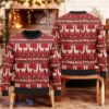 Funny Llama Red Ugly Christmas Sweater Llama Fa La La Ugly Christmas Holiday Sweater