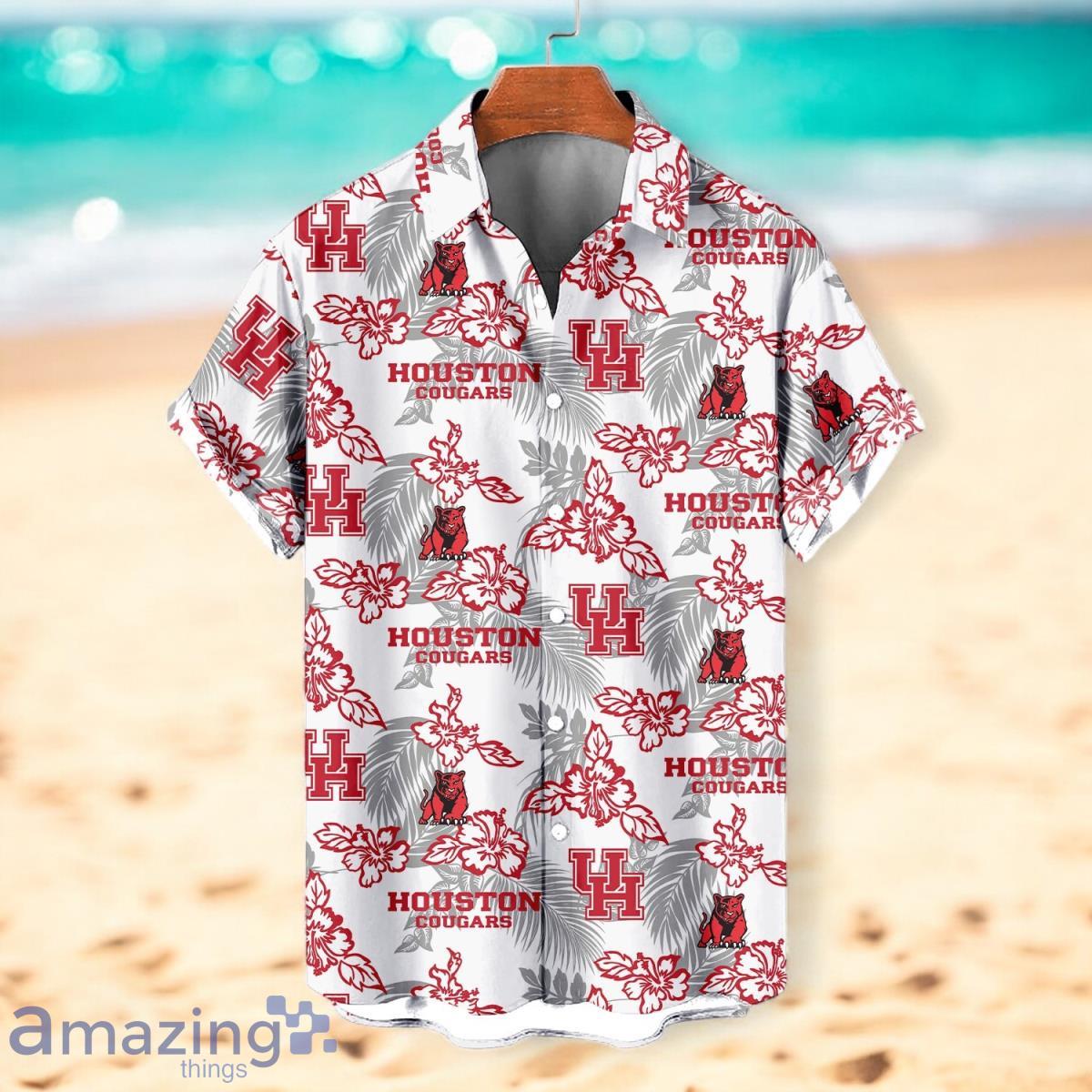 Houston Cougars NCAA Sport Team Beach Hawaiian Shirt image Houston Cougars NCAA Sport Team Beach Hawaiian Shirt Product Photo 1