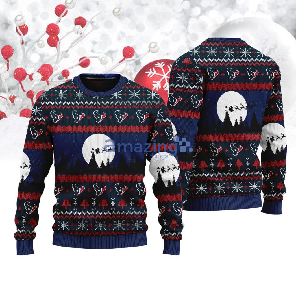 Houston Texans NFL Christmas AOP Sweater For Bigs Fans New Gift image Houston Texans NFL Christmas AOP Sweater For Bigs Fans New Gift Product Photo 1
