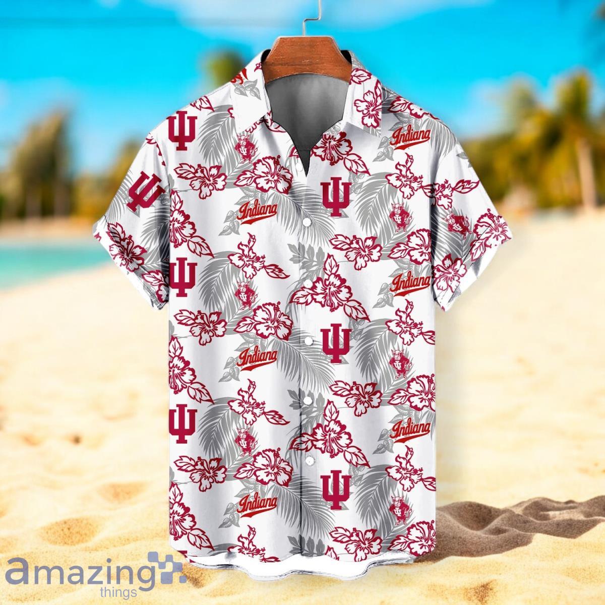 Indiana Hoosiers NCAA Sport Team Beach Hawaiian Shirt image Indiana Hoosiers NCAA Sport Team Beach Hawaiian Shirt Product Photo 1