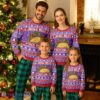 Jingle Bells Taco Shells Christmas Holiday Pajamas Set For Family