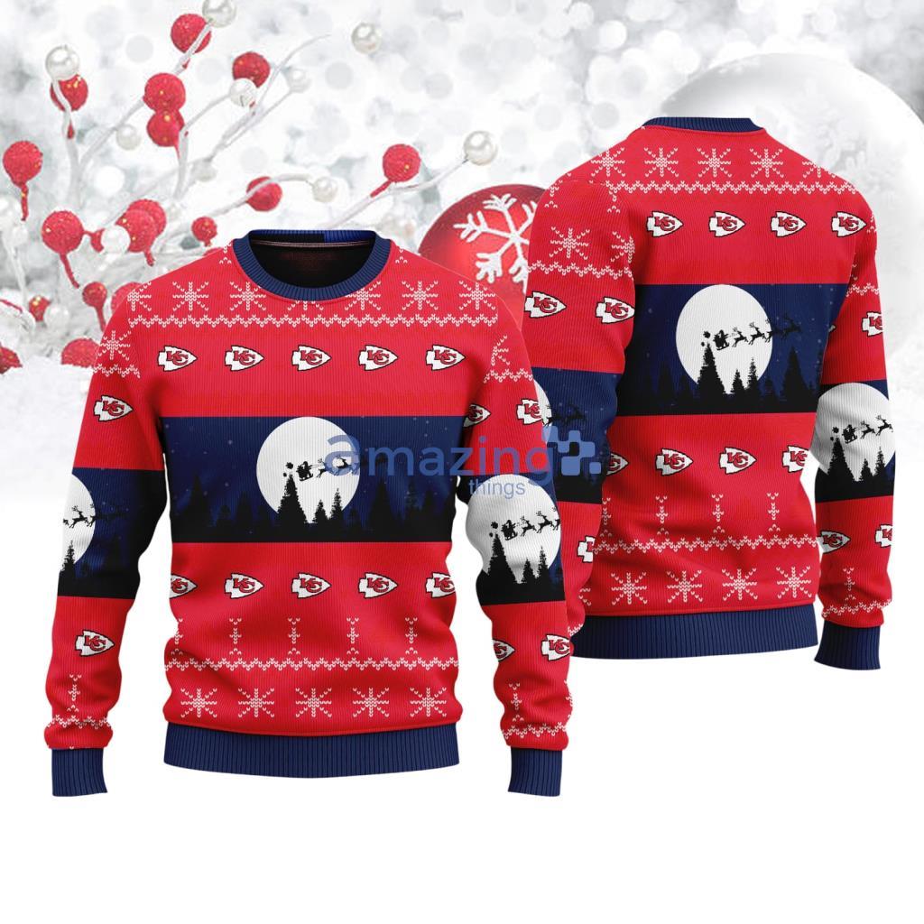 Kansas City Chiefs NFL Christmas AOP Sweater For Bigs Fans New Gift image Kansas City Chiefs NFL Christmas AOP Sweater For Bigs Fans New Gift Product Photo 1