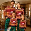 Lightnight McQueen Ugly Christmas Gift ForFamily Pajamas Set For Adults  Cars Movie Xmas