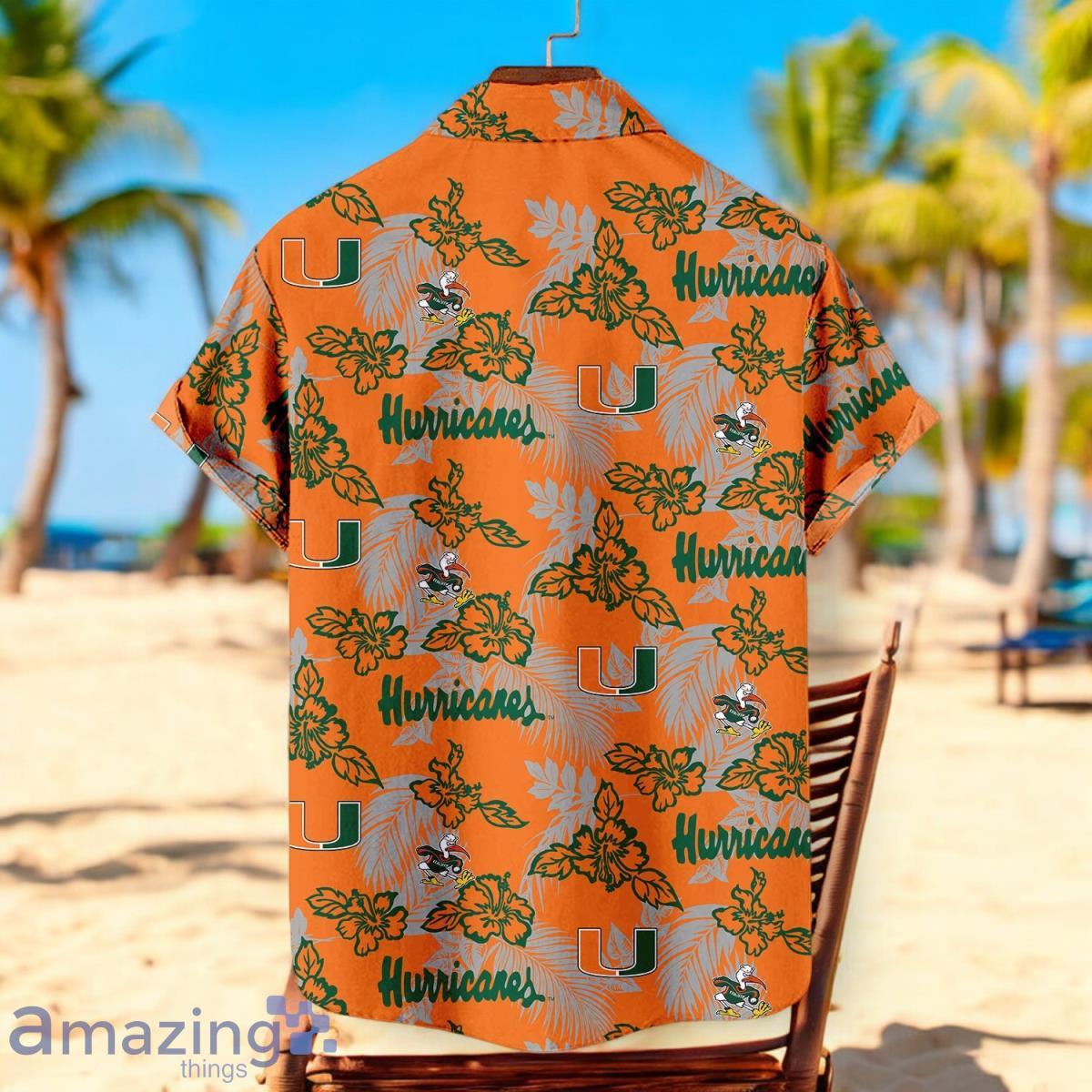Miami Hurricanes NCAA Sport Team Beach Hawaiian Shirt image Miami Hurricanes NCAA Sport Team Beach Hawaiian Shirt Product Photo 2
