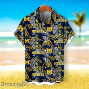 Michigan Wolverines NCAA Sport Team Beach Hawaiian Shirt image Michigan Wolverines NCAA Sport Team Beach Hawaiian Shirt Product Photo 2