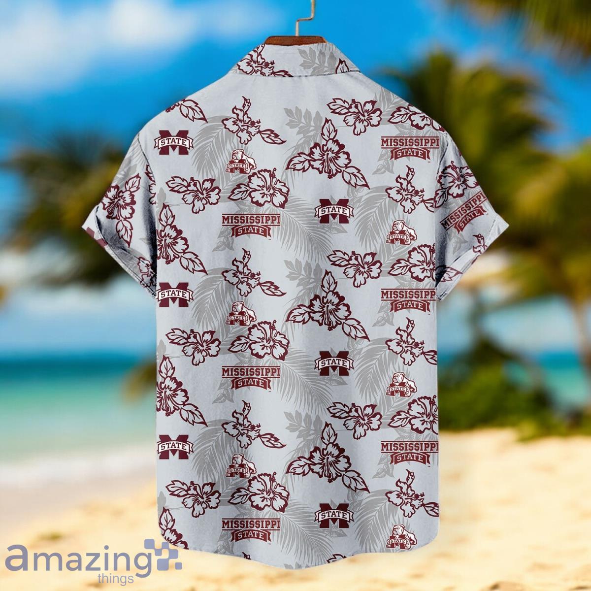 Mississippi State Bulldogs NCAA Sport Team Beach Hawaiian Shirt image Mississippi State Bulldogs NCAA Sport Team Beach Hawaiian Shirt Product Photo 1