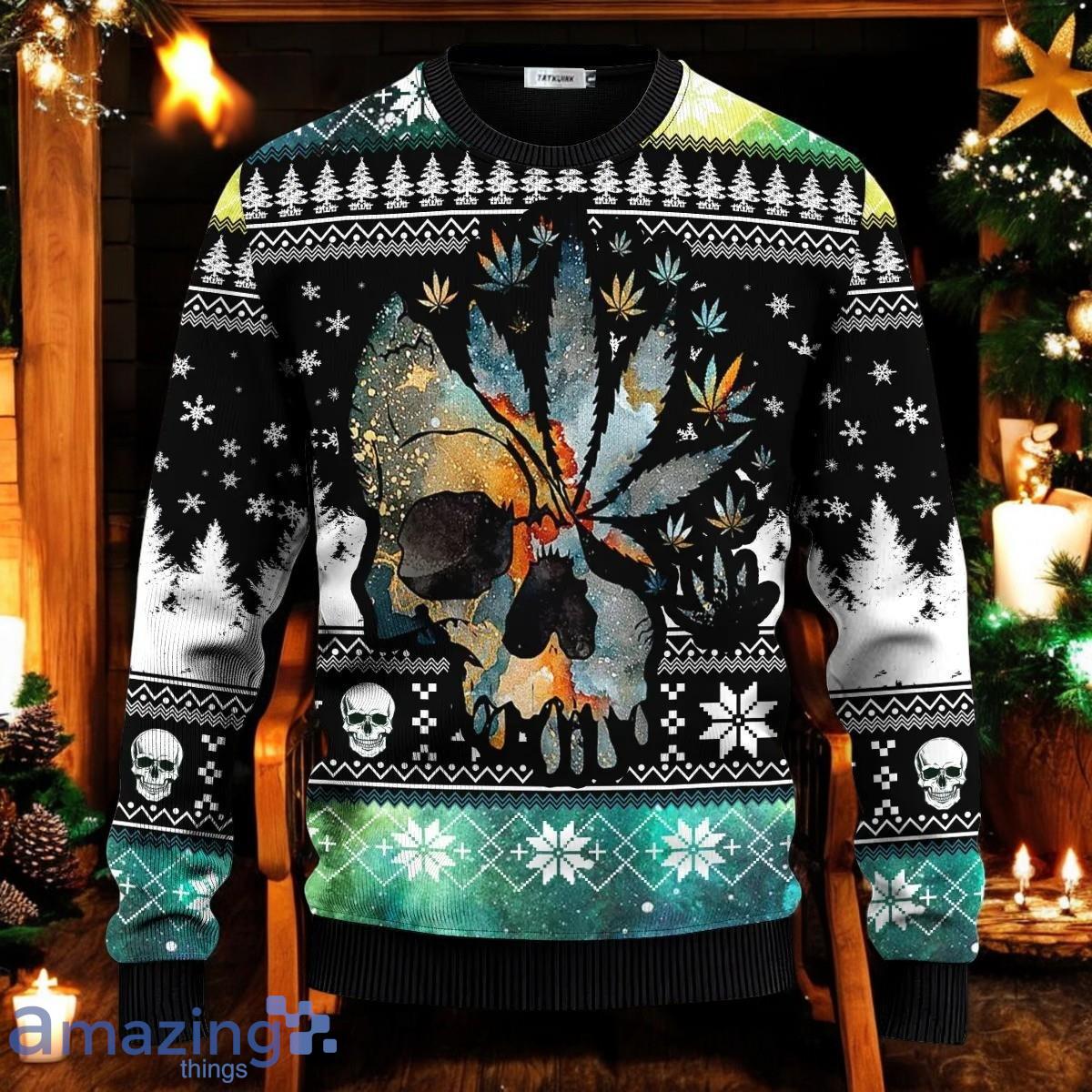 Native American Chief Christmas Pattern Skull Ugly Christmas Sweater Holiday Gift For Family and Friends image Native American Chief Christmas Pattern Skull Ugly Christmas Sweater Holiday Gift For Family and Friends Product Photo 1
