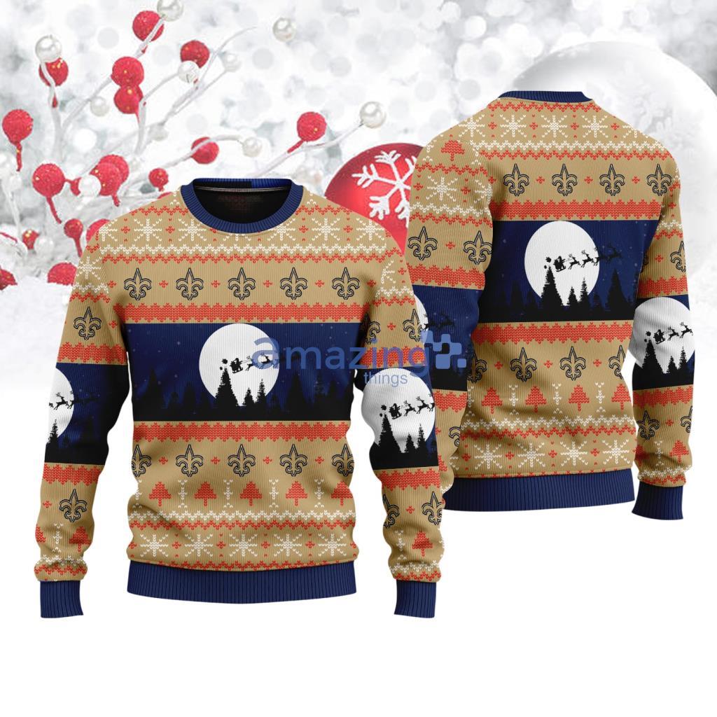 New Orleans Saints NFL Christmas AOP Sweater For Bigs Fans New Gift image New Orleans Saints NFL Christmas AOP Sweater For Bigs Fans New Gift Product Photo 1