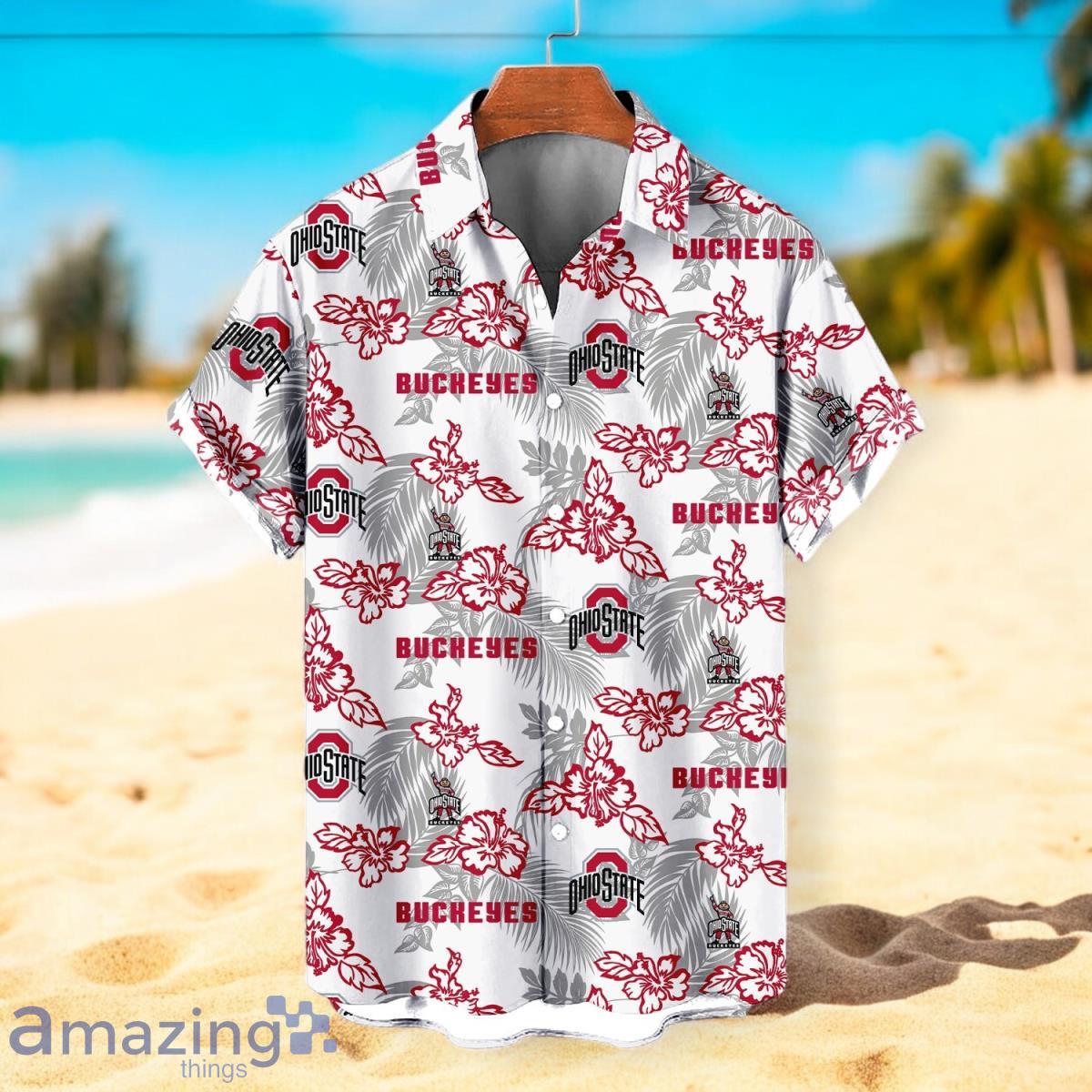 Ohio State Buckeyes NCAA Sport Team Beach Hawaiian Shirt image Ohio State Buckeyes NCAA Sport Team Beach Hawaiian Shirt Product Photo 2
