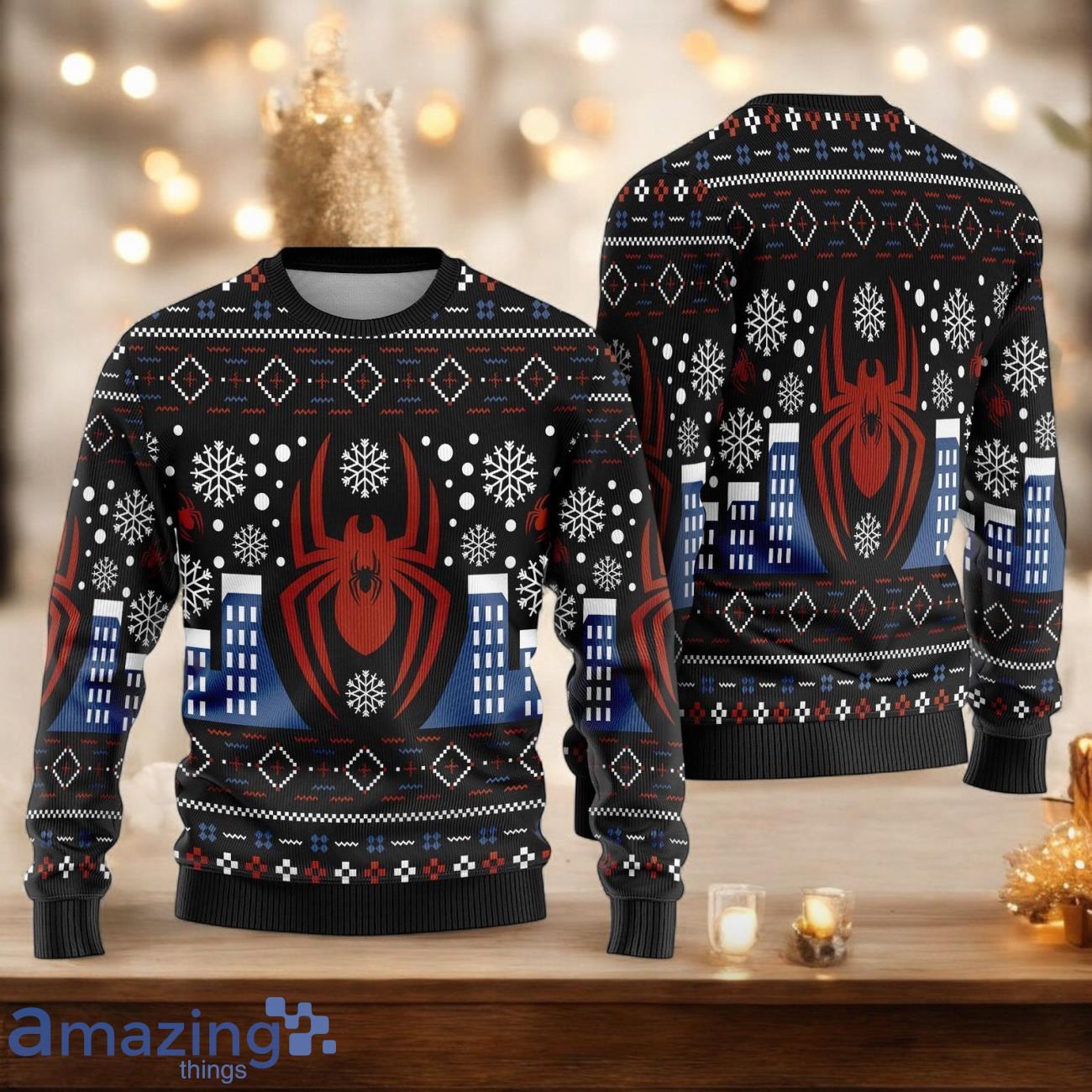 Spiderman Ugly Christmas Sweater Xmas Gifts 2025 Venom Superhero Movie Ugly Christmas Sweater Christmas Gift For Men And Women image Spiderman Ugly Christmas Sweater Xmas Gifts 2025 Venom Superhero Movie Ugly Christmas Sweater Christmas Gift For Men And Women Product Photo 1
