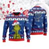 St Louis Blues The Grinch Funny Merry Christmas Ugly Sweater 3D Christmas Holiday Gift