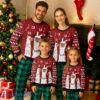 Three Llamas Singing Christmas Holiday Pajamas Set For Family