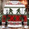 Bigfoot Christmas Sweater Funny Sasquatch Ugly Xmas