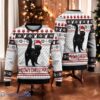 Black Cat Christmas Ugly Sweater Funny Cat Xmas Sweater
