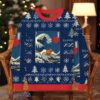 Capybara Surfing Ugly Sweater