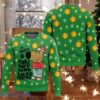 Chill Guy Christmas Ugly Sweater Funny Green Holiday Sweater
