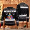Christmas Deck The Halls Bowling Ugly Sweater Bowling Balls Xmas Black Sweater