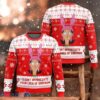 Christmas Movie Ugly Sweater Funny Story Sweater Cute Bunny Holiday