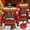 Christmas Pickle Ugly Sweater Pickle Santa Hat Xmas Sweater