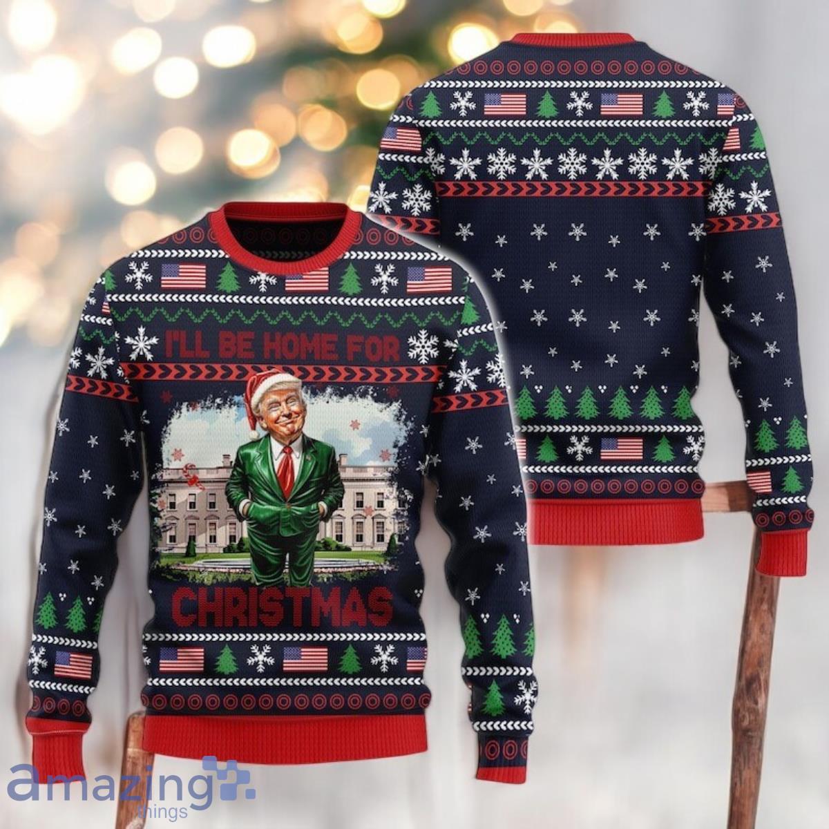 Christmas Trump Ugly Sweater Trump Make Christmas Sweater Daddy's Home Sweater image Christmas Trump Ugly Sweater Trump Make Christmas Sweater Daddy's Home Sweater
