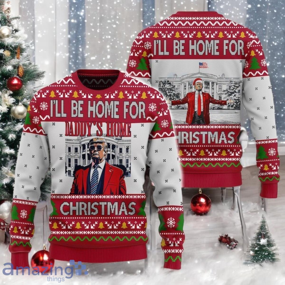 Christmas Trump Ugly Sweater Trump Make Christmas Sweater image Christmas Trump Ugly Sweater Trump Make Christmas Sweater Product Photo 1