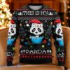 Cute Panda Ugly Christmas Sweater Funny Holiday Animal Sweater