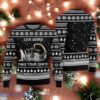 Funny Opossum Ugly Christmas Sweater Possum Live Weird Fake Sweater