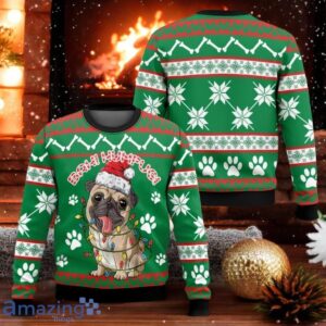 Funny Pug Ugly Christmas Sweater Dog Lover Holiday Sweater