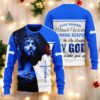 Jesus My God the light in the darkness Sweater Christian Ugly Christmas Sweater