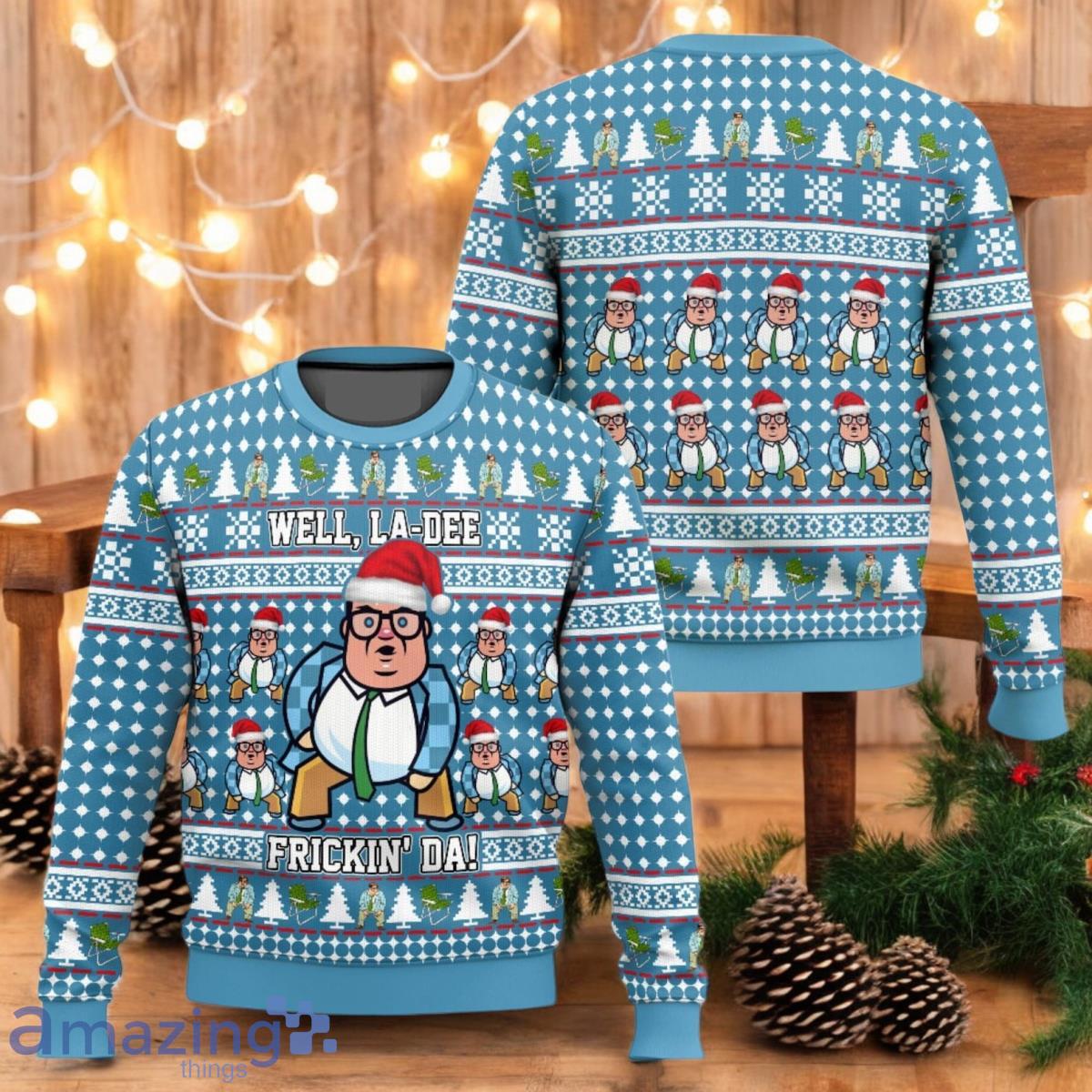 Saturday Night Live Christmas Ugly Sweater Matt Foley Well Holiday Sweater image Saturday Night Live Christmas Ugly Sweater Matt Foley Well Holiday Sweater Product Photo 1