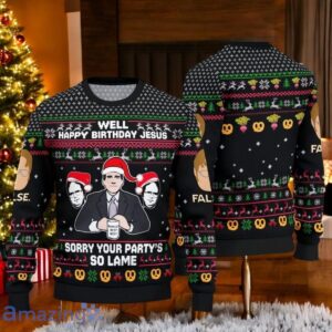 The Office Sorry You Party So Lame Ugly Sweater Michael Scott Christmas Sweater
