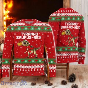 Tyrannosaurus Christmas Ugly Sweater Tyrannosaufus Rex Xmas Sweater